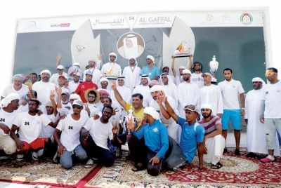 H.H. Sheikh Hamdan bin Rashid supports “Al Gaffal” Dhow Sailing Race